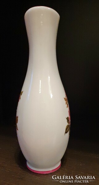 18 Cm. Tall, old, Hólloháza porcelain vase.