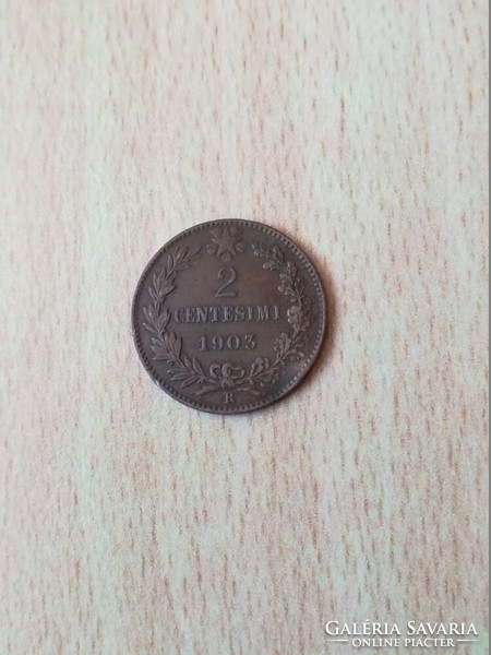 Italy 2 centesimi 1903 r