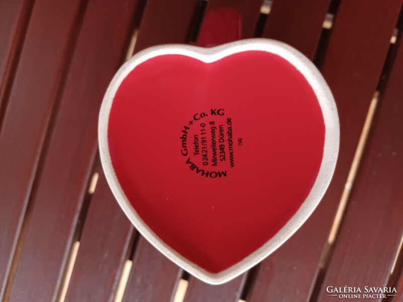 Christmas roll - heart-shaped ceramic Vienna