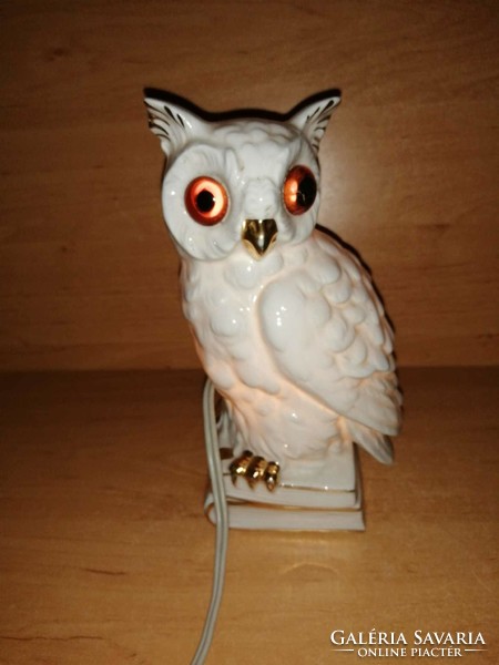 Retro owl children's table bedside porcelain aroma lamp (b)