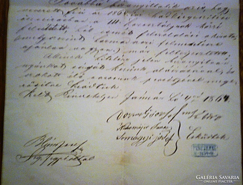 Exemption from military service (main breadwinner, 1867, with tax, cellar place)