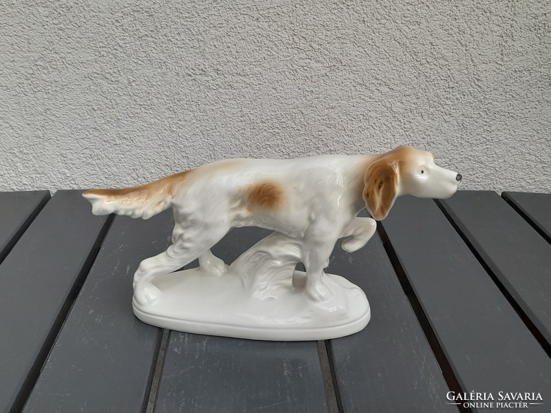 1,-Ft Gyönyörű Német porcelán vadász kutya