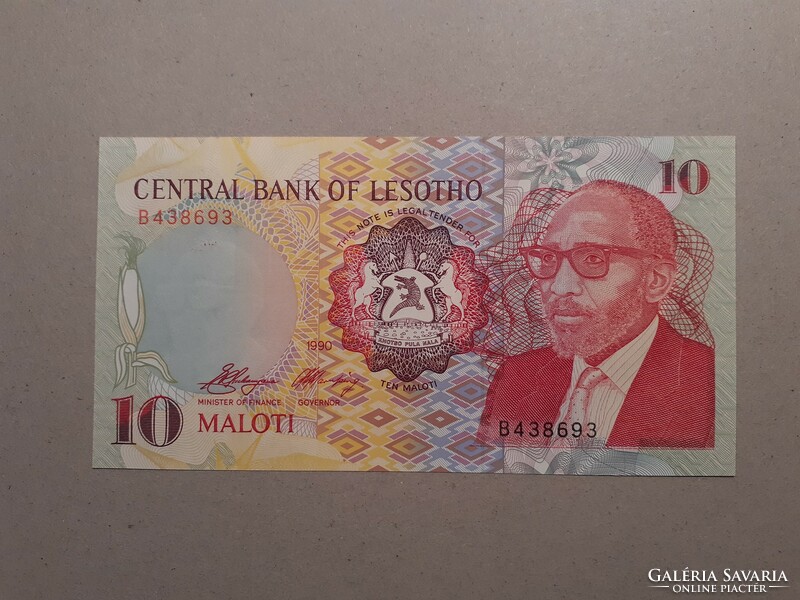 Lesotho-10 maloti 1990 oz