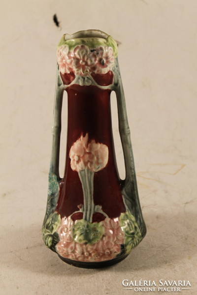 Antik majolika szecessziós váza 621