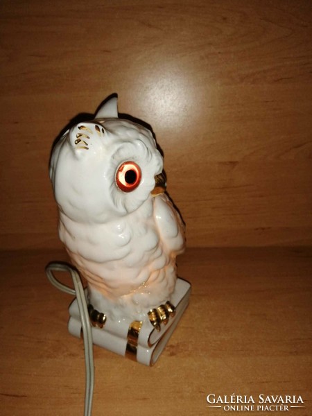 Retro owl children's table bedside porcelain aroma lamp (b)