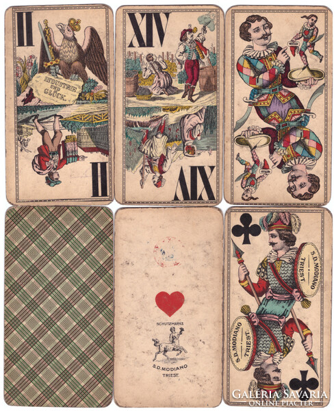 185. Tarokk card modiano Trieste around 1900