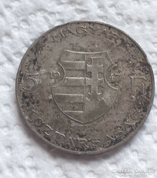 Régi ezüst Kossuth 5 forintos 1947