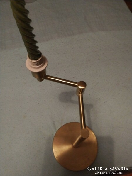 Art deco copper lamp base / candle holder