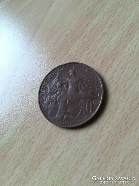 France 10 centimes 1910