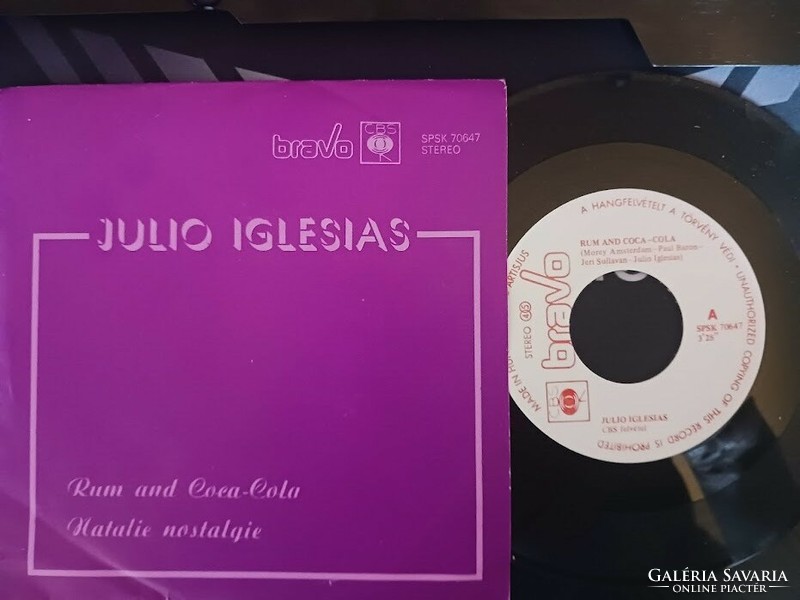 Julio Iglesias  5db nagylemez+1db kislemez
