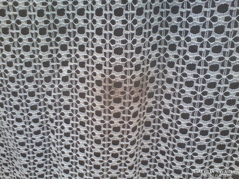 Ecru-brown finished cotton curtain 160x710 cm