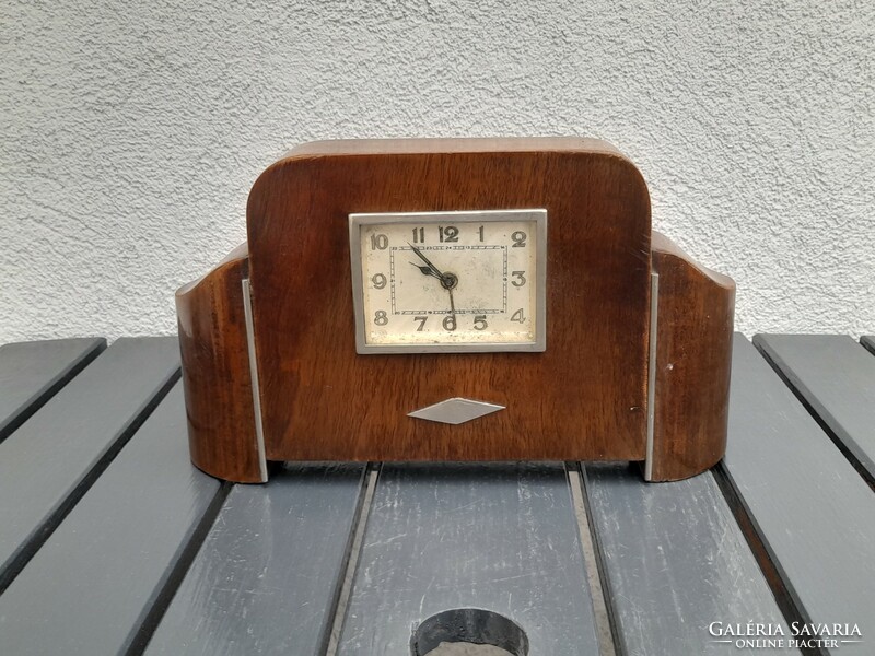 Antique art-deco bush table clock