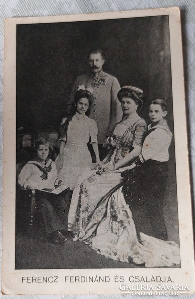 Képeslap: Ferencz Ferdinànd és családja