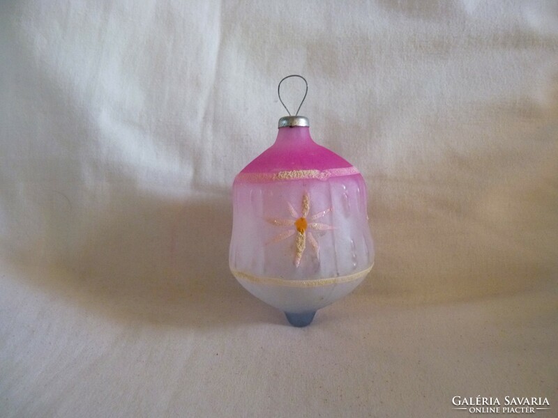 Old glass Christmas tree decoration - lanterns!