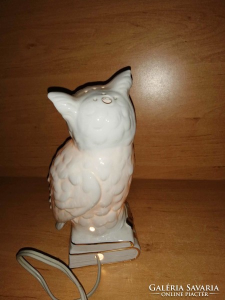 Retro owl children's table bedside porcelain aroma lamp (b)