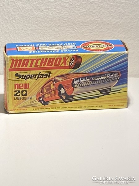 Matchbox Lamborghini Marzal dobozával