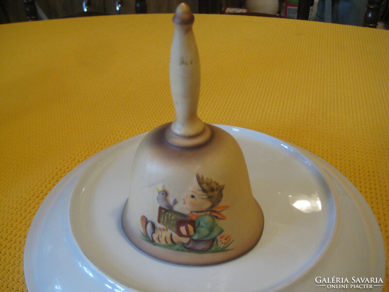 Hummel geobel, porcelain bell, 1978 with certificate, in factory box, 10.5 x 16 cm