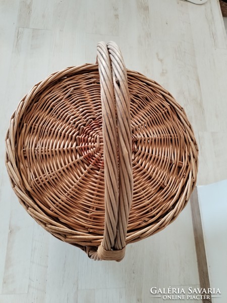 Rattan laundry basket - tropical