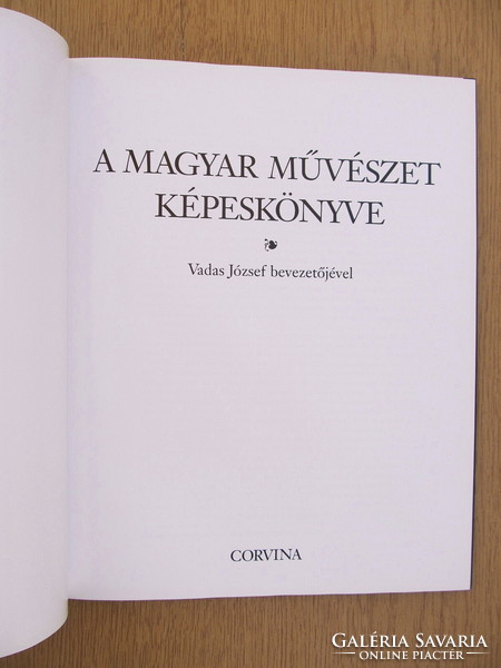 A magyar művészet képeskönyve (olvasatlan, nagyméretű) - Vadas József