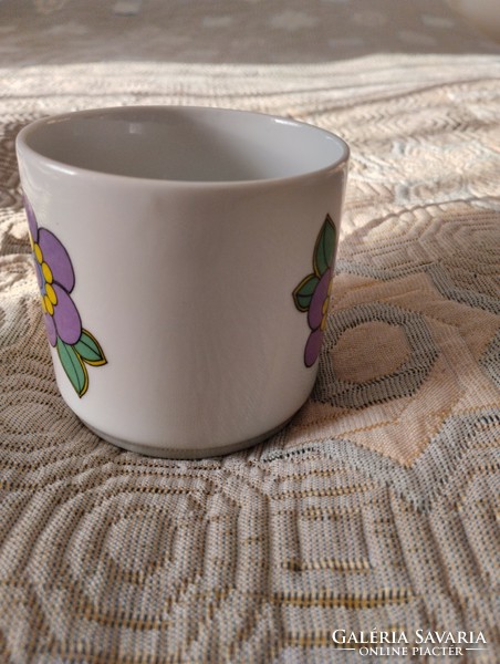 Alföldi porcelain mug with a hippie pattern