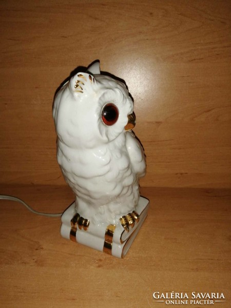 Retro owl children's table bedside porcelain aroma lamp (b)