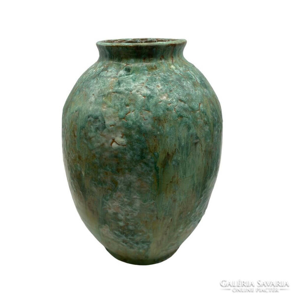 István Gádor green vase 30 cm - m1277