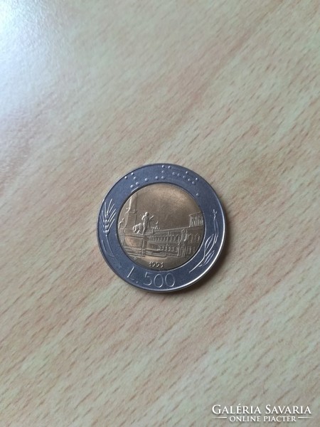 Italy 500 lire 1991