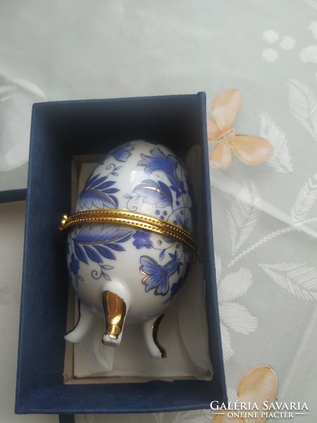 Faberge egg for sale in a 3-legged gift box!