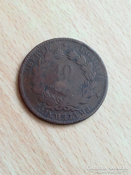 France 10 centimes 1874