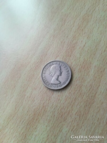 Egyesült Királyság - Anglia 6 Pence 1954