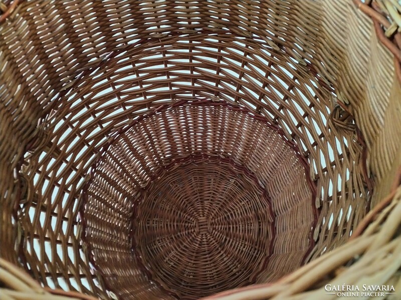 Rattan laundry basket - tropical