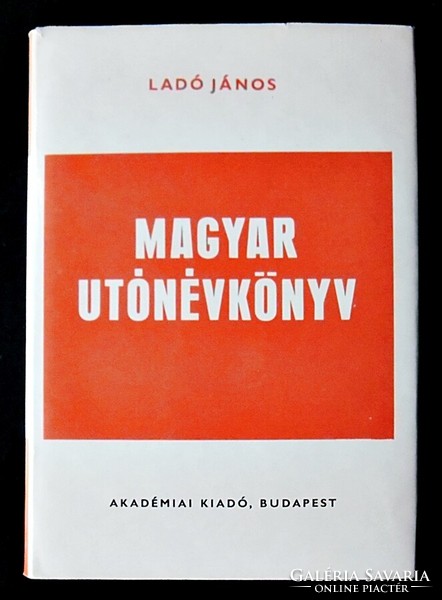 Ladó János: Magyar utónévkönyv