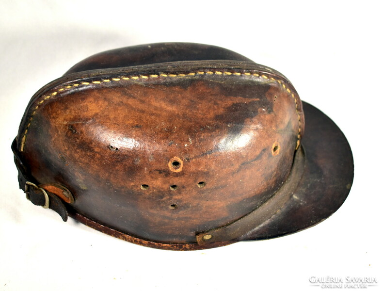XX. No. Front old leather miner's kobak cap