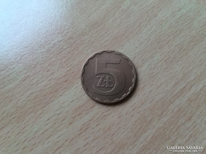 Lengyelország 5 Zlotych 1984