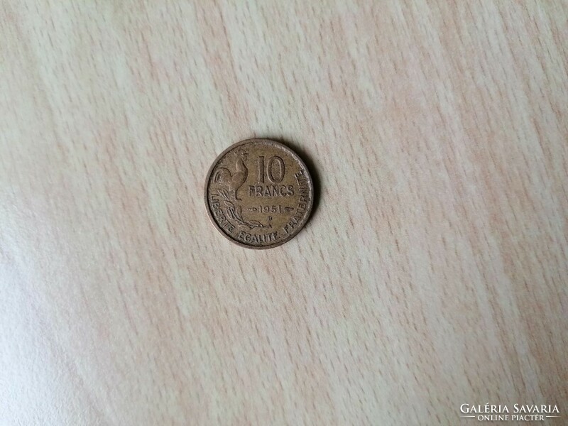 Franciaország 10 Francs 1951