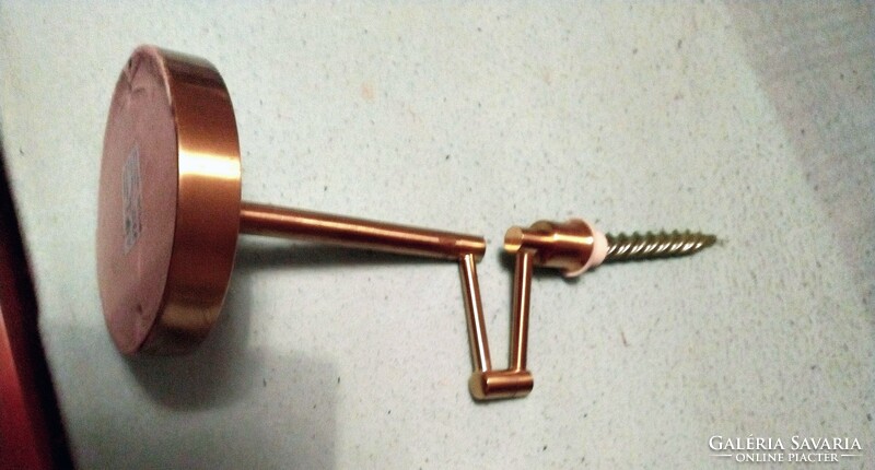 Art deco copper lamp base / candle holder