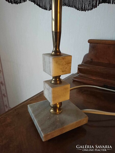 Table lamp on a marble base