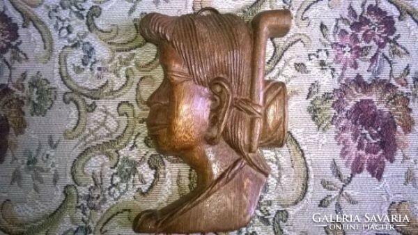 African wall wood picture, sculpture?