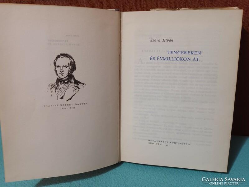 Tengereken és évmilliókon át - C.R. Darwin - Móra Ferenc Könyvkiadó - 1961