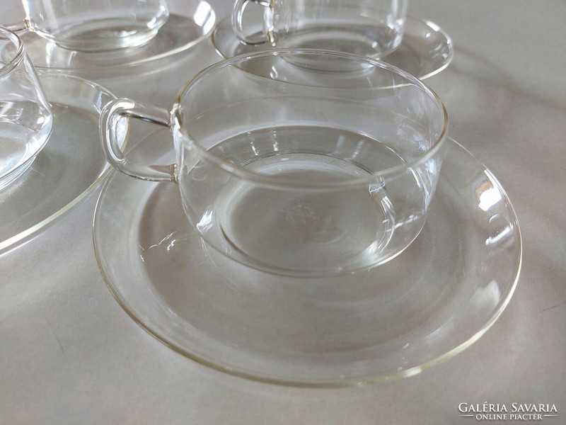 Retro saale glas glass tea cup 4 pcs