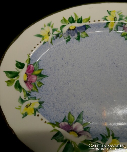 Dt/375 - vintage royal worcester hand painted, oval porcelain dish