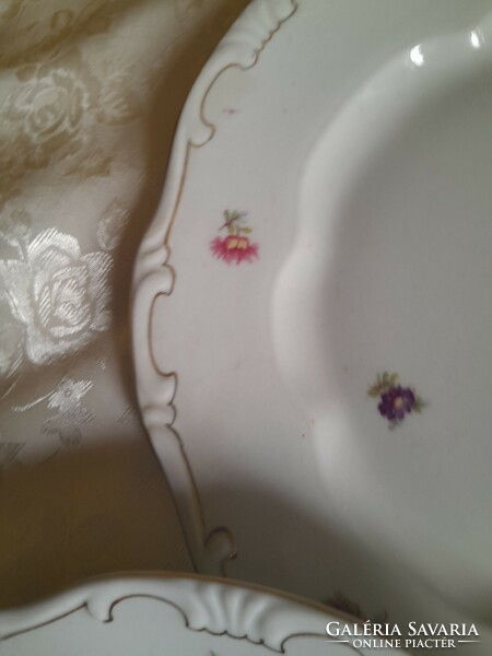 Zsolnay small flower plate in a pair