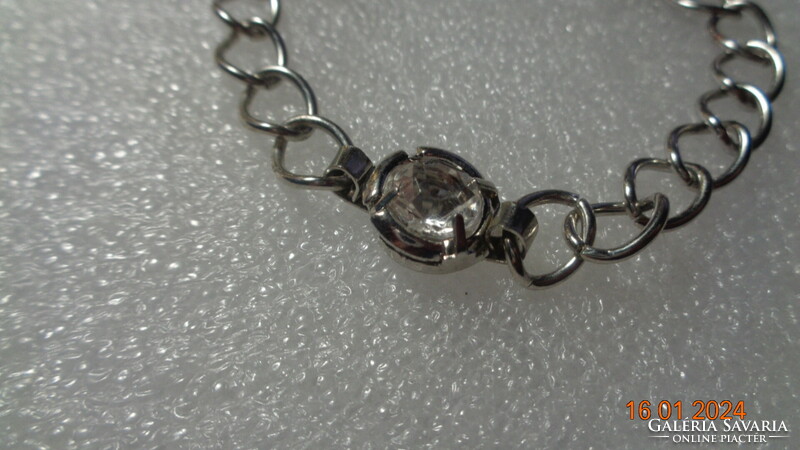Bracelet with translucent stones, approx. 16 cm
