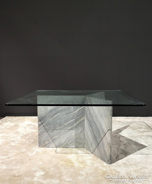 Mid century modern marble coffee table