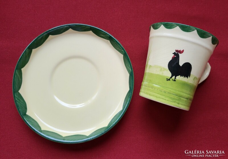 Zell am Harmersbach német húsvéti porcelán kerámia kávés teás szett csésze bögre tányér csészealj