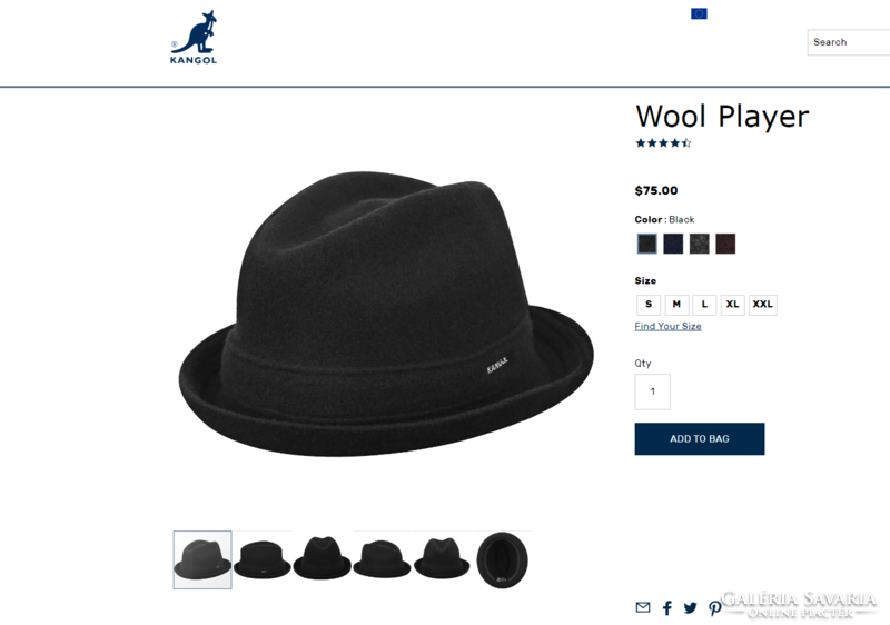 Kangol wool player wool men's hat