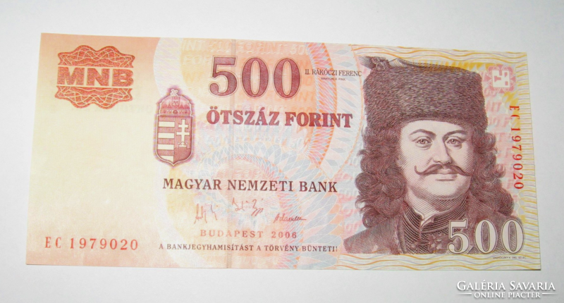 500 Forint 2006 EC, UNC, emlékkiadás