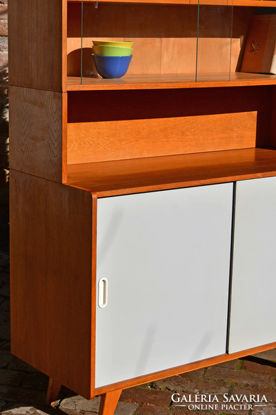 Jiří jiroutek, u-453, cabinet, retro, mid century sideboard, highboard, chest of drawers