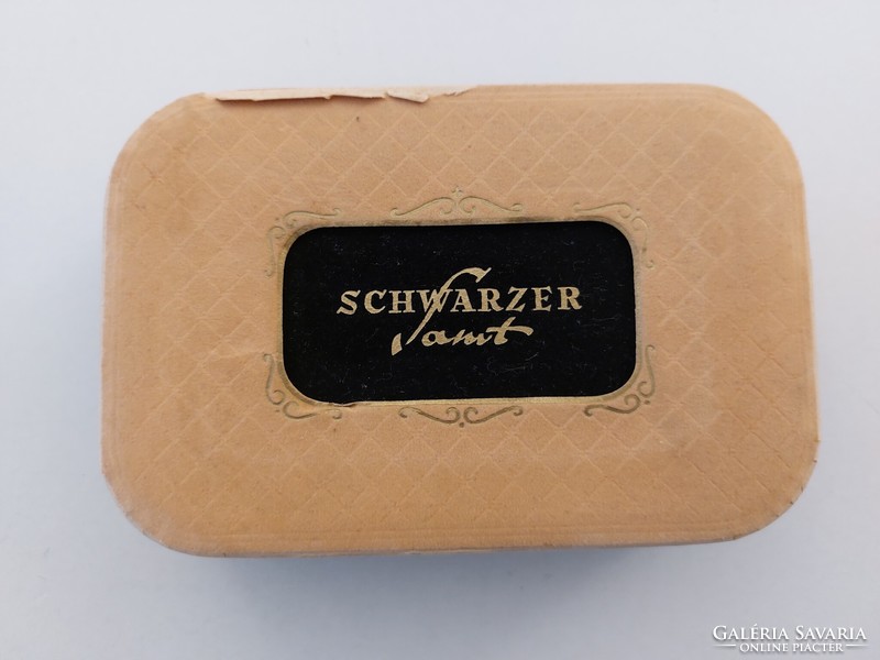 Old florena cologne soap vintage box schwarzer samt