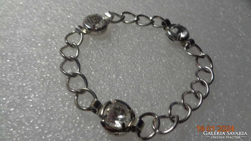 Bracelet with translucent stones, approx. 16 cm